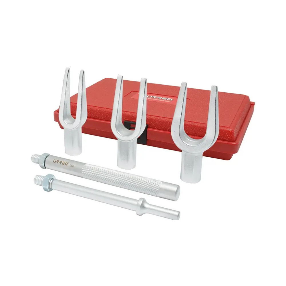 Juego de horquillas, separadores y accesorios longitud 559.96 mm, 5 piezas URREA