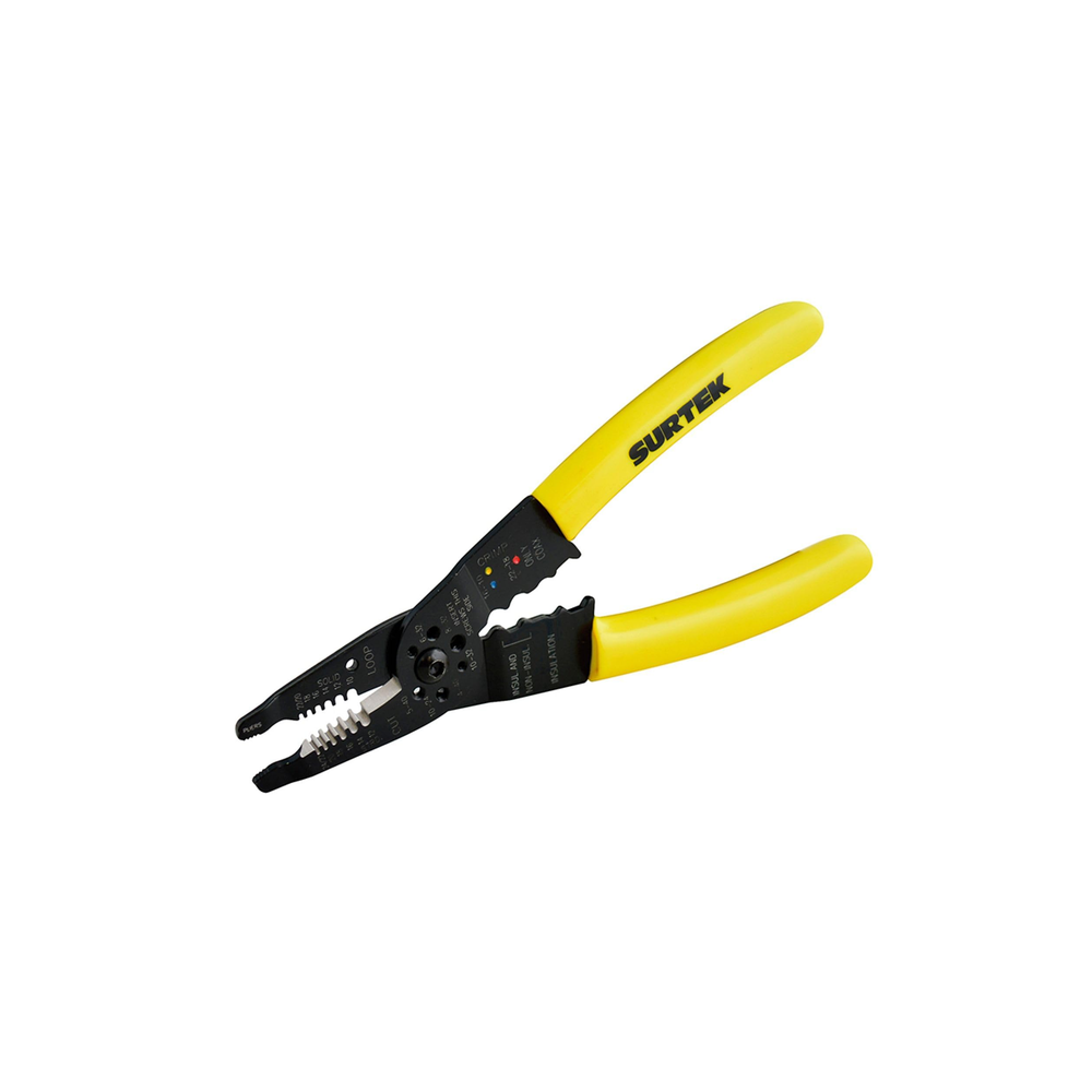 Pinza placable 10-22 AWG de 8"