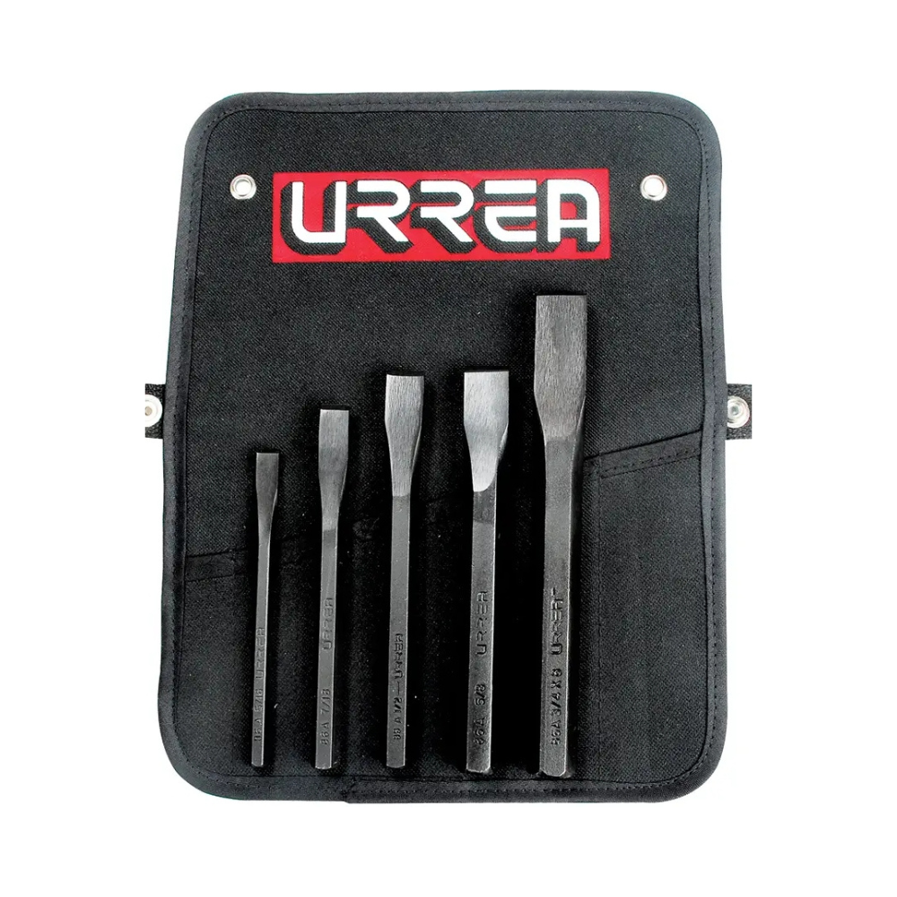 Juego combinado de cinceles corta frío, 5 piezas