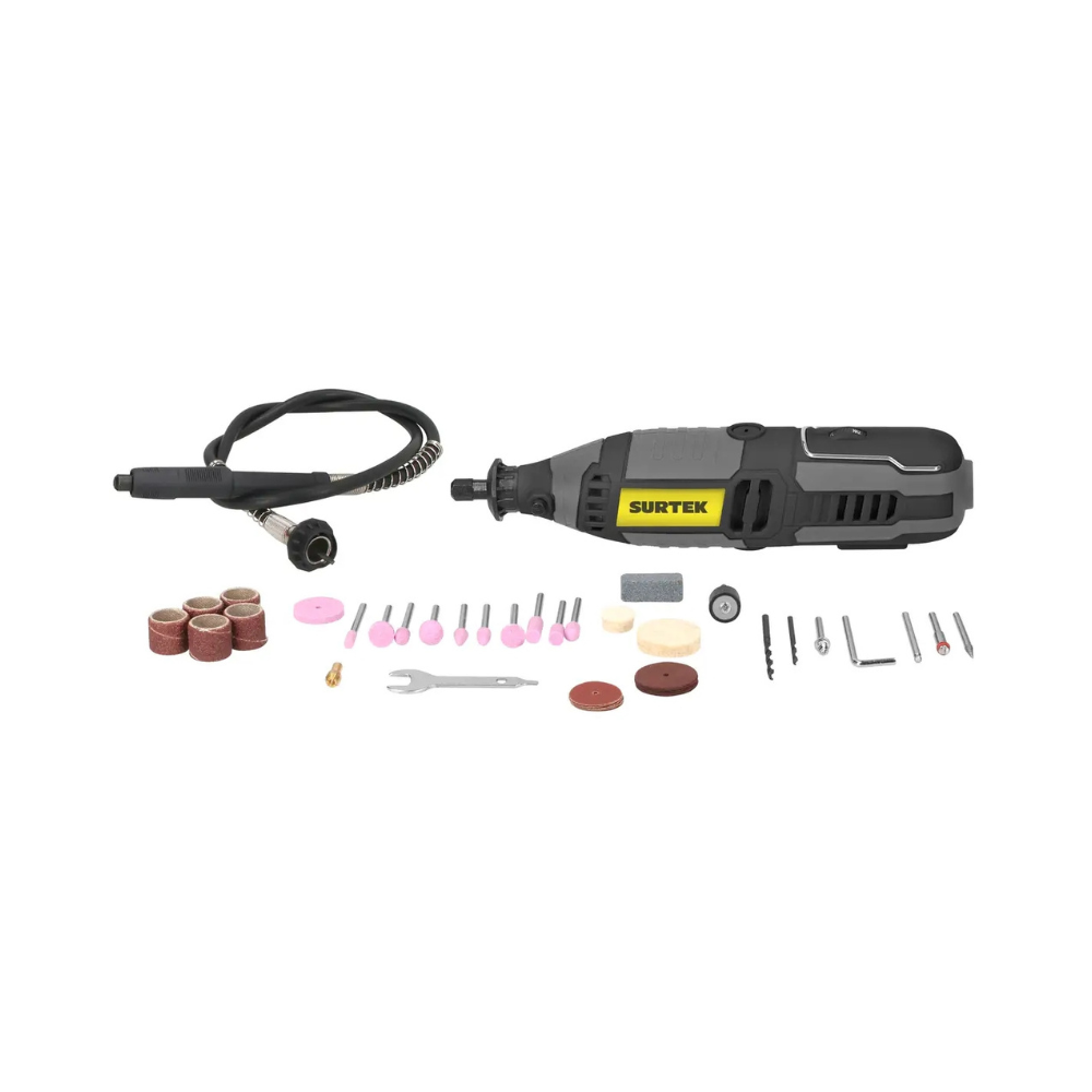 Juego de moto tool eléctrico 3/32" - 1/8" 135 W, 120 V, 42 piezas Surtek