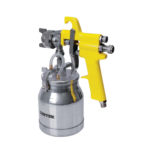 Pistola para pintar con vaso reforzado de alta presión, capacidad 1000 ml, 72 PSI SURTEK