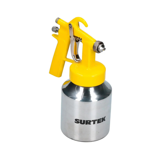 Pistola para pintar con vaso reforzado de baja presión, capacidad 1000 ml, 45 PSI SURTEK