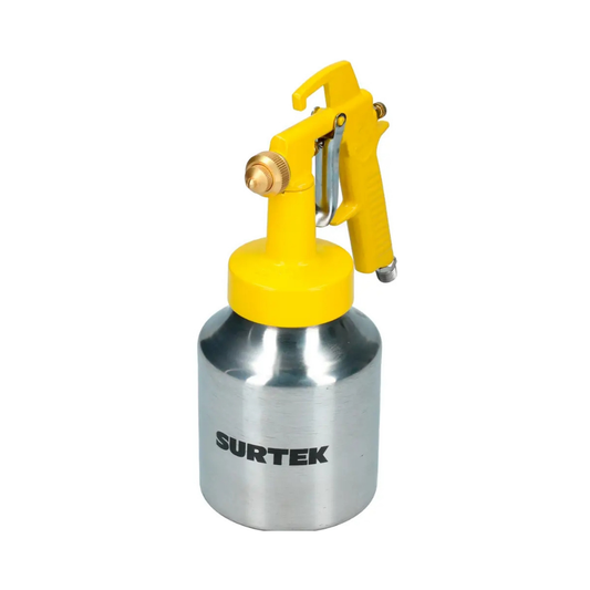 Pistola para pintar con vaso reforzado de baja presión, capacidad 1000 ml, 50 PSI SURTEK
