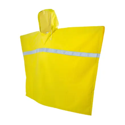 Poncho impermeable con cintas reflejantes unitall