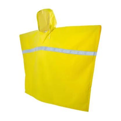 Poncho impermeable con cintas reflejantes unitall