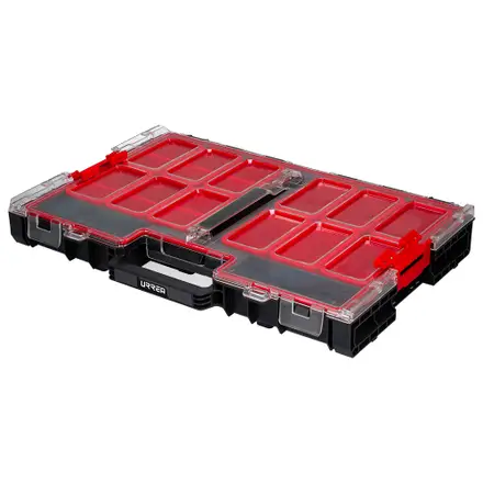 Caja organizadora plástica modular 21" x 14" x 3"