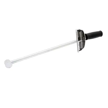 Torquímetro de aguja una escala dual cuadro de 1/2", 0-140 ft-lb